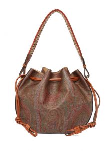 Etro kahverengi desenli torba çanta