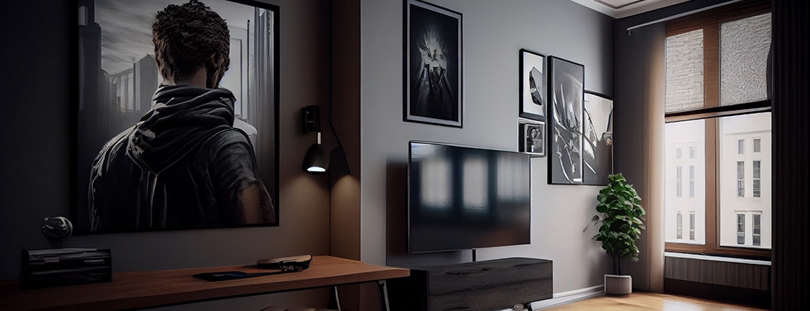 10 Farklı TV Arkası Dekorasyon Fikri